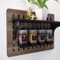 Preview: 36018-Gewuerzregal-mit-Halter-und-Deko-Eiche-Coffee-senkrechte-Lochung-seitlich-links-nah