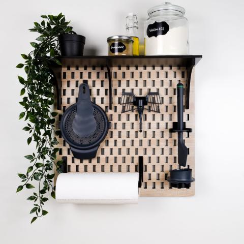 BOARDzilla.de - Küchenboard (Breite 50 cm | Höhe 50 cm) Halter passend für  Thermomix® Zubehör | Wandkonsolen